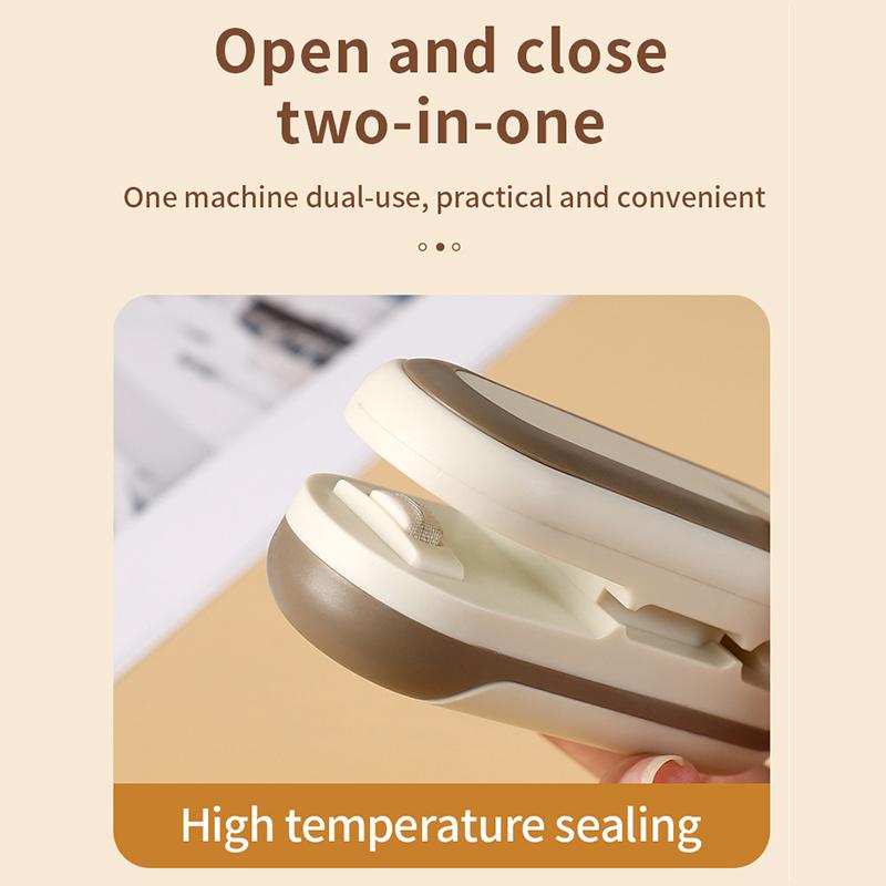 1Pcs Mini Sealing Machine Snack Bag Moisture-Proof Heat Sealing Machine Plastic Bag Clip Food Fruit Snacks Preservation Tools