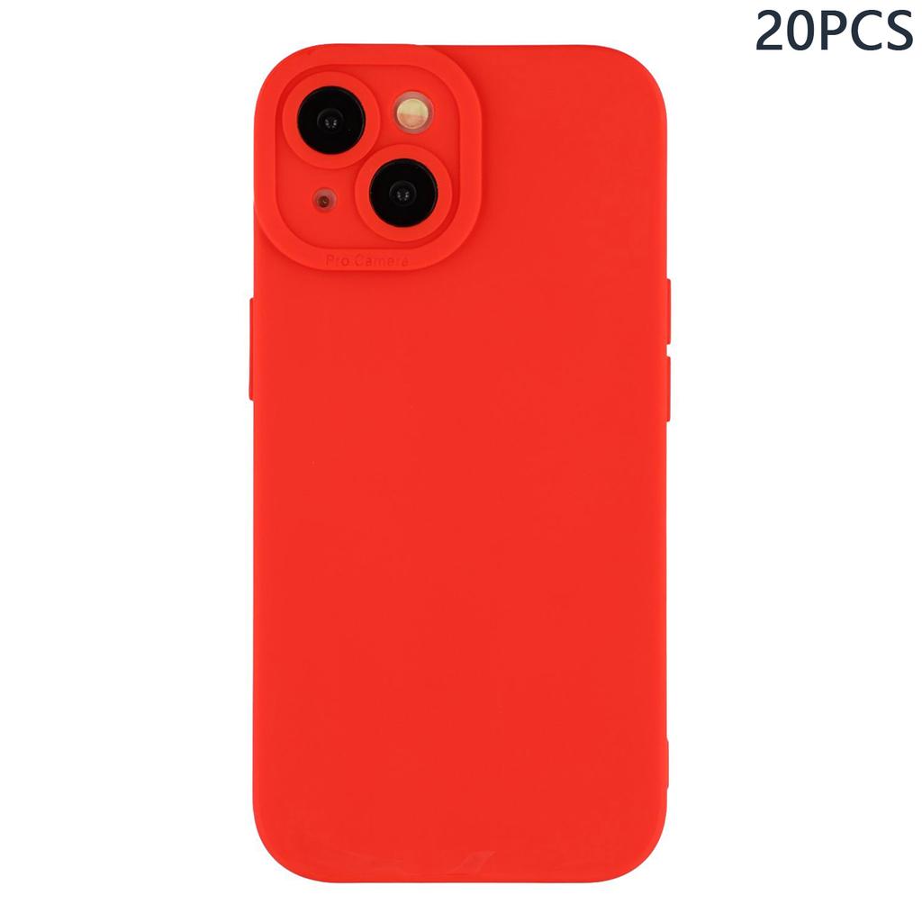Bulk Purchasing 20Pcs For iPhone 15 Case Precise Cutouts 1.3mm TPU Matte Phone Cover