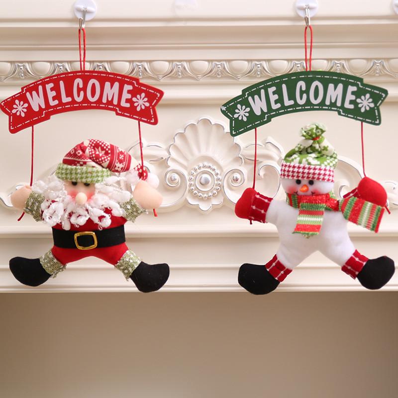 Charming Christmas Decorations With Festive Wreaths And Adorable Door Hangers For Holiday Cheer