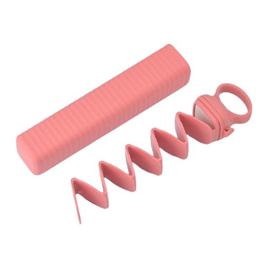 Ice Cube Tray with Lid Flexible Silicone Easy-Release Ice Mold for Whiskey розовый