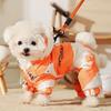 Fleece Lined Pet Outdoor Clothing Anti-Shedding Dog Bodysuit Protective Romper  Winter Season
