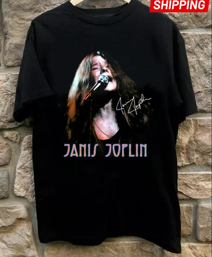 New Popular Janis Joplin Singer Gift For Fan T-shirt size S-4XL