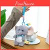Hat Sleeping Cute Bow Cartoon Elephant Plush Toy Pendant For Bag Decoration