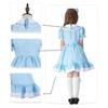 [Formemory] Alice In Wonderland Cosplay Costume, Alice Maid Outfit, Alice One-Piece Dress with Apron, Children's Dress, Halloween, Event, School
