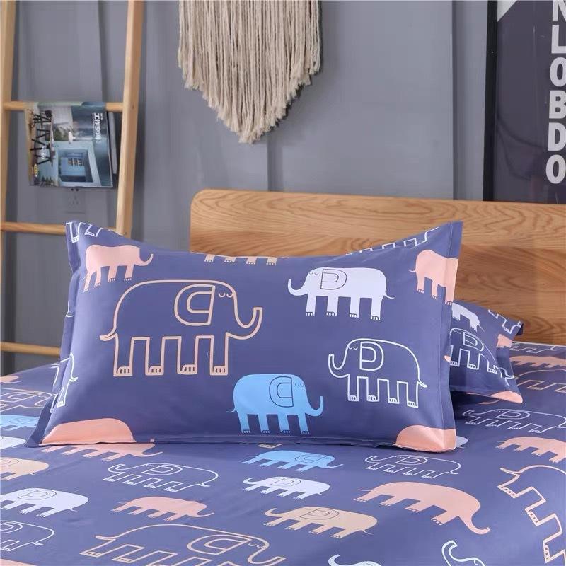 48X74Cm Printed Pillow Case Bed Pillowcases Standard Pillow Cover for Bedding Bedroom (No Filler)