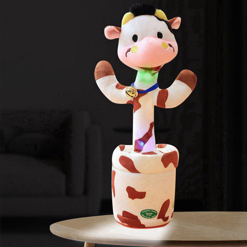 Electric Dancing Electric Dancing Music Plush Toy Cute Rabbit Rose Twisted Ass Pets Doll Stuffed Animal Kids Gifts