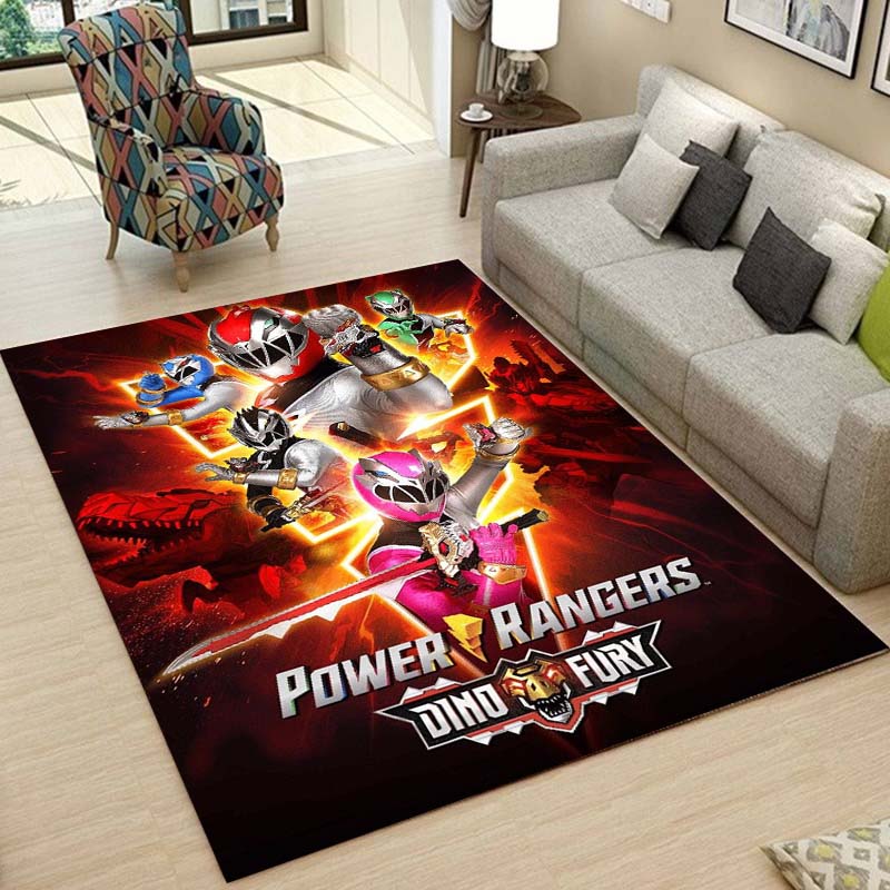 Super Sentai Print Rug, Bedroom, Living Room, Bathroom Mat, Non-slip and Stain-resistant Home Decor.
