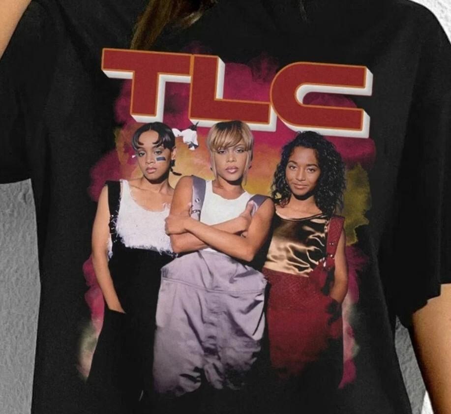 TLC Band Shirt TLC Shirt 90S TLC Group Shirt Men Women S5XL XXXL