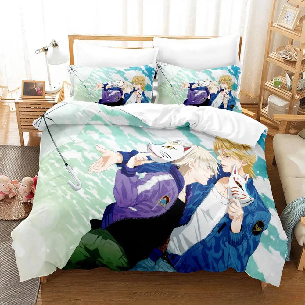 Fashion New 3D Printing Tiger & Bunny Bedding Set Cartoon Anime three-piece set Adult Kid Bedroom Duvet cover Sets Home Textiles