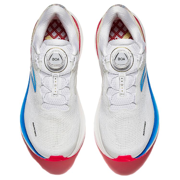 New Anta Champion 3rd Gen PRO Wear-Resistant Low-Top Running Shoes Women's White Blue Red 122435563R-1