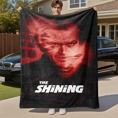 1PC THE SHiNiNG Outdoor Flannel Blanket Soft Plush Decor for Picnics, camping,Bedroom, Playroom, Office1158A