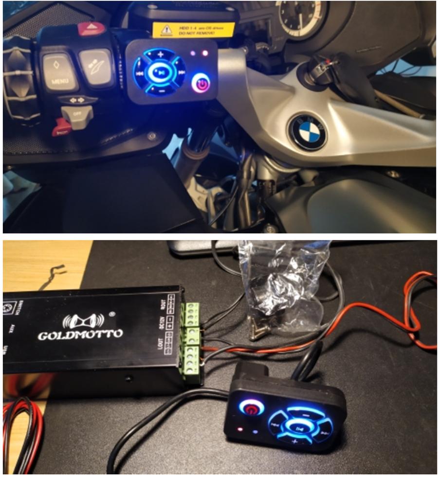 12V High Power Car Speakers Audio Amplifier Mp3 Player Bluetooth For Motorcycle Atv Fm Radio Usb Aux Music Sound System