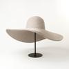 European, American spring and summer new simple bare dome big eaves papyrus straw hat outdoor shading sun protection travel beach straw hat