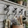 Rustikaler Gusseisen-Wandhaken Schwerlast Eingangsbereich Schlüsselorganizer Wandmontiertes Regal Außenbereich Garten