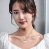 Silver Titanium Steel Variety Little Monster Necklace Trendy Cute Little Ghost Hip Hop Collarbone Chain Fashion Pendant