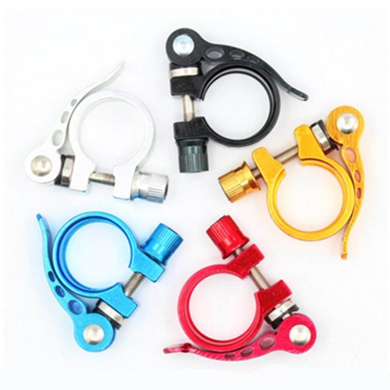 28.6/31. 8/34.9 Bicycle Aluminum Alloy Seat Clamp Bicycle Quick Release Seat Clamp Lock