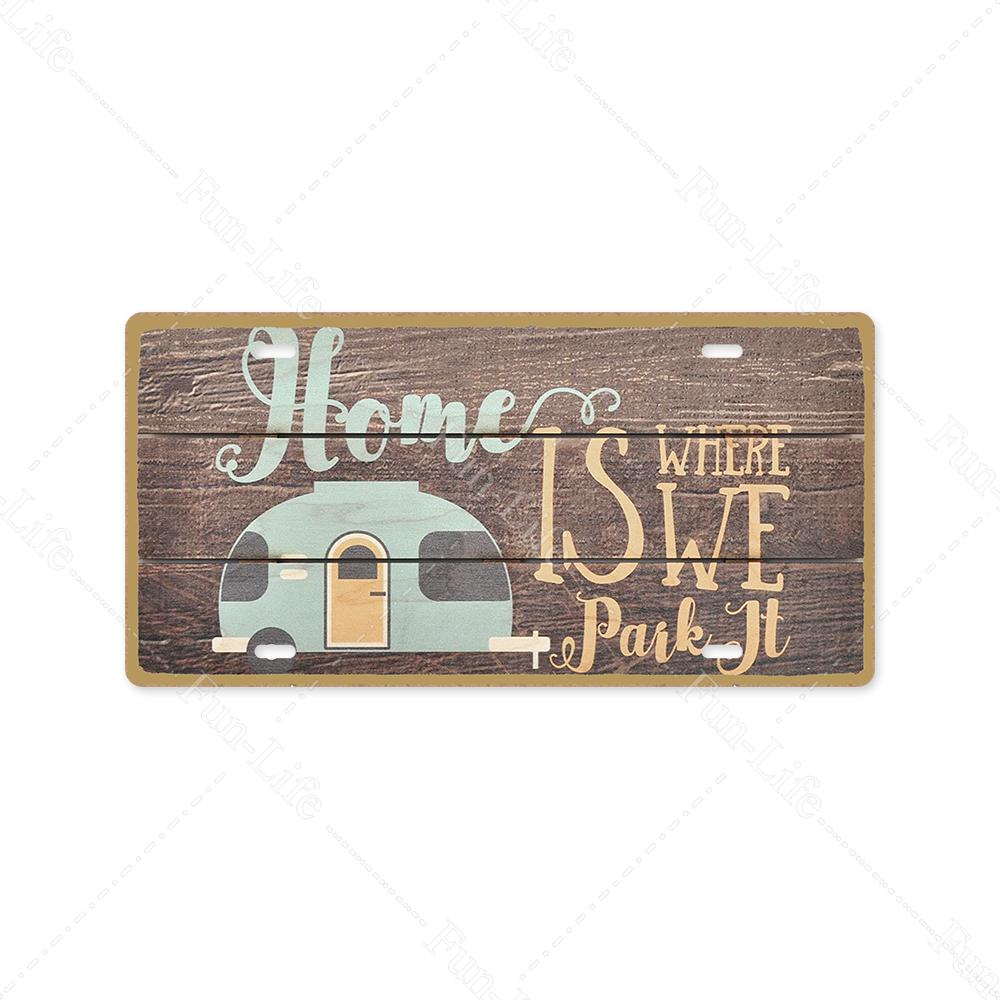 Camping Metal Sign Plate Plaque Vintage Tin Sign Decor for Camping/Cars/Tent/Cookout/Camping Supplies/Home Wall Decor