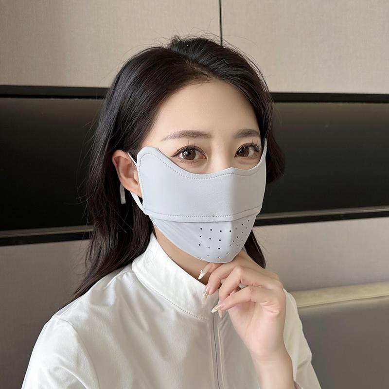 2024 New Fashion Unisex Protecție UV Protecție solară Mască de față Vară Ajustabilă Respirabilă Alergare în aer liber Ciclism Sport Mască