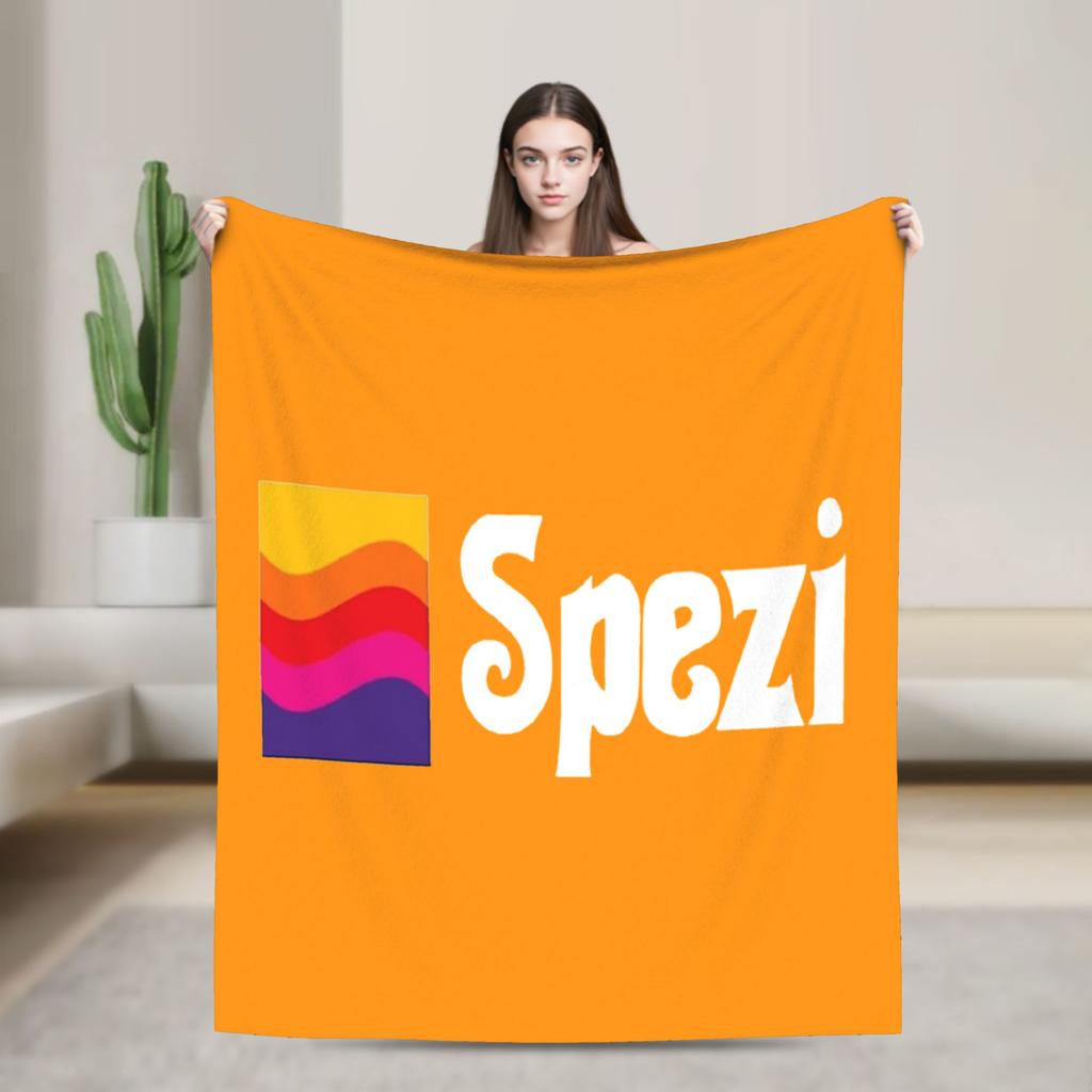 Paulaner Spezi Deka Kvalitní Teplá Měkká Ložní prádlo Přehozy Zima Studenti Venkovní Potisk Přehoz