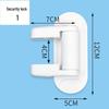 Childproof & Pet-Proof Multifunctional Door Safety Lock for Bedrooms and Rental Properties