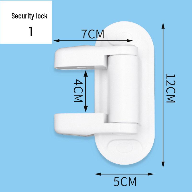 Childproof & Pet-Proof Multifunctional Door Safety Lock for Bedrooms and Rental Properties