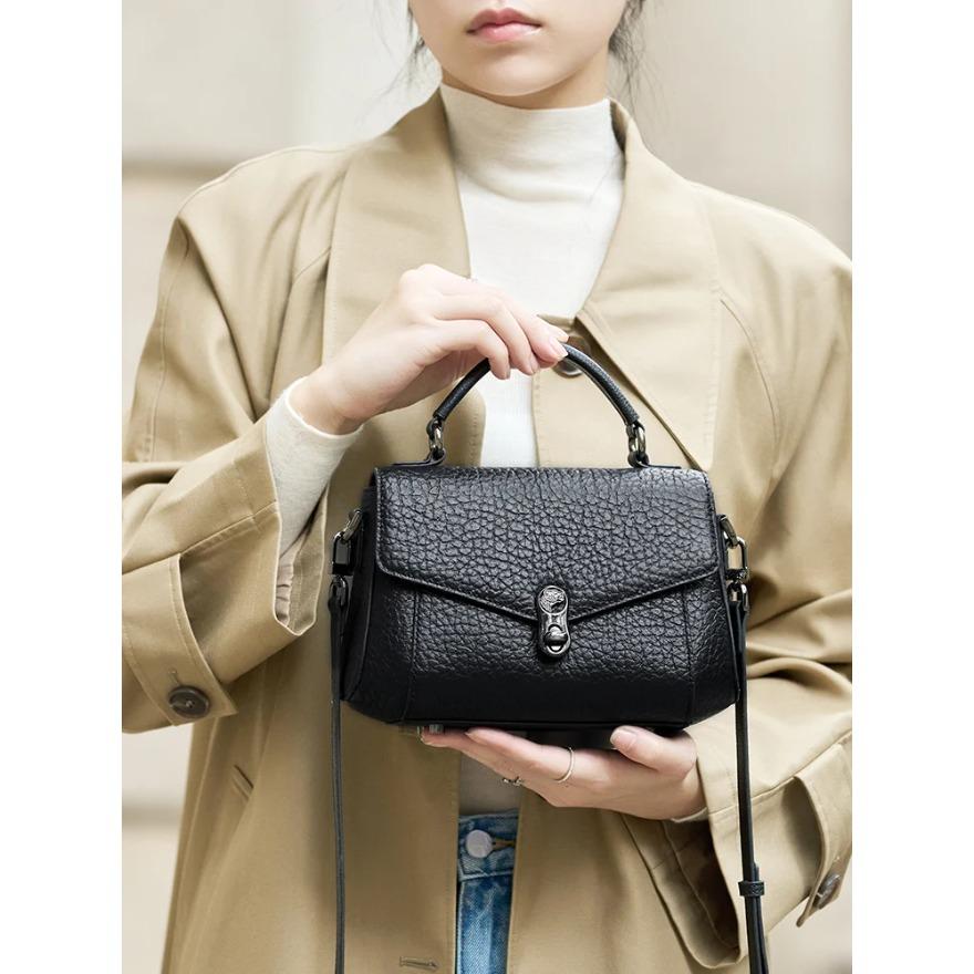 

Сумка из коровьей кожи для женщин и девочек, роскошные сумки, деловые сумки, черные новые сумки