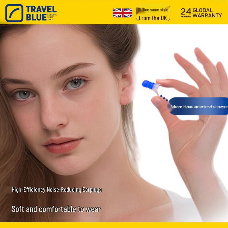 

TRAVEL BLUE Aviation Noise Reduction & Pressure Relief Earplugs