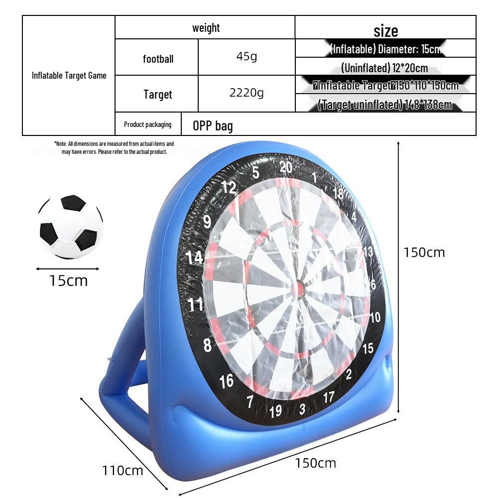 Inflatable Football Target Shooting Game for Outdoor Fun