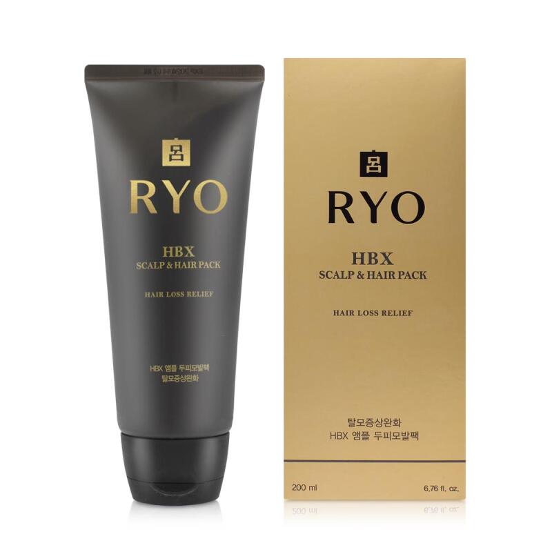 Ryo Premium HBX Ампульный Пакет для Кожи Головы и Волос 200 мл Облегчение Выпадения Волос на Основе Восточной Медицины