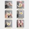 3Pieces Sturdy Without Punch Bathroom Hanging Hook Plastic Materials Portable Accessory for Extra Storage in Kitchens