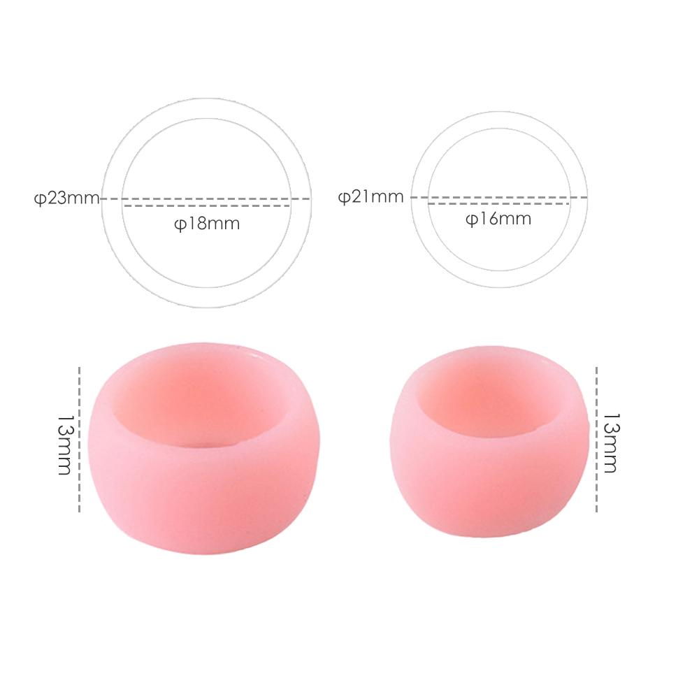 2 Pcs Soft Silicone Penis Ring Male Cock Ring Sex Lock Loop Phimosis Correction Device Men Foreskin Corrector Delay
