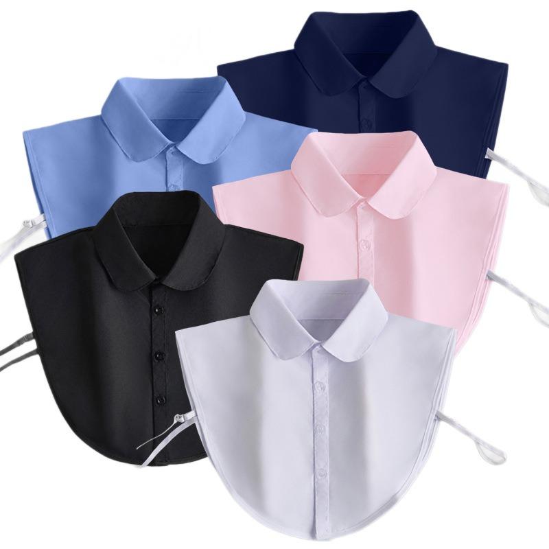Women‘s White Pointed Fake Collar – Detachable Lace ShirBreathable & Wrinkle Resistant – Perfect for Daily Office Party Layering