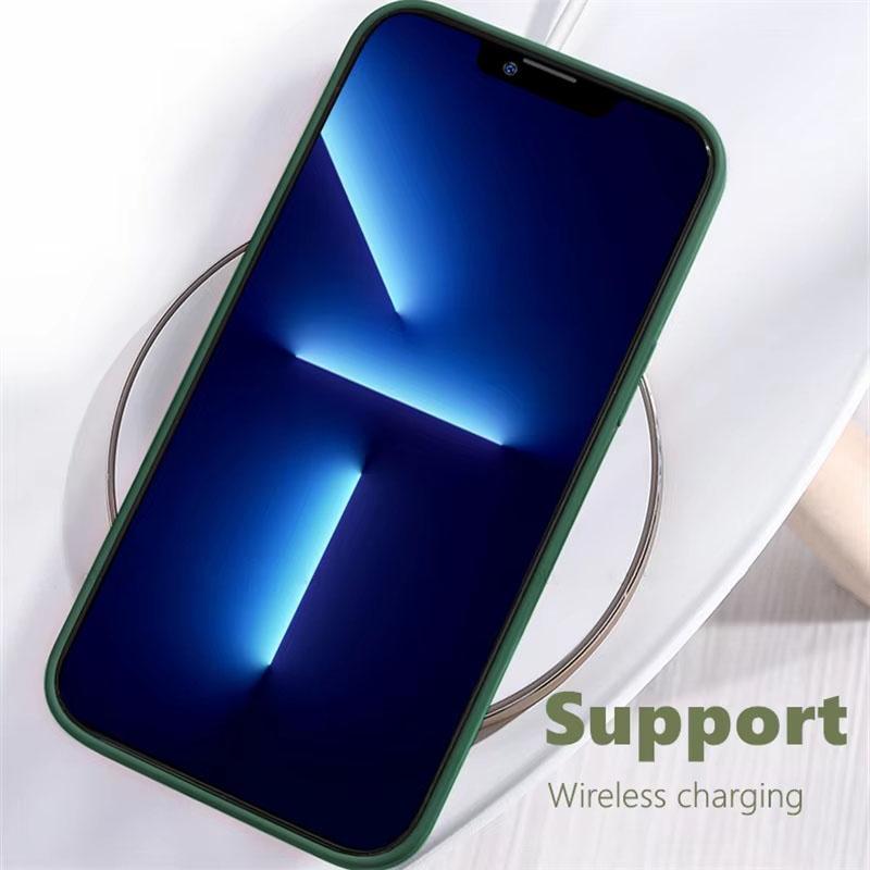 For iPhone 16 Case For iPhone 16 Cover TPU Luxury Shockproof Liquid Silicone Protective Phone Back Cover For iPhone 16