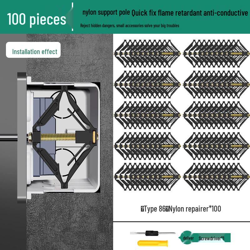 Universal Type 86 Concealed Wiring Box with Diamond Base