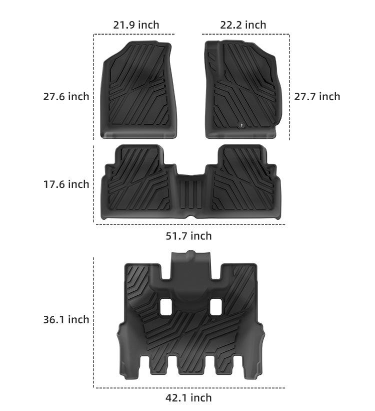 Dedicated TPE Floor Mats & Trunk Liner for 2023-2025 Stargazer Cars