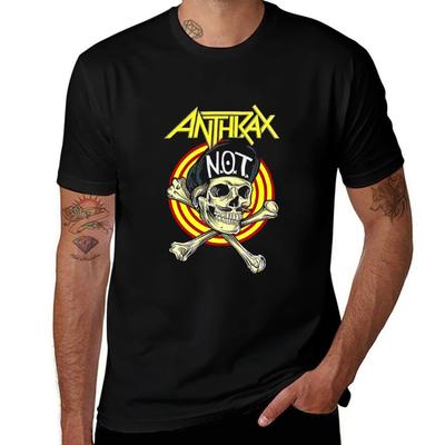 Anthrax Band Tričko Základní Prodyšné Jednobarevné Tričko