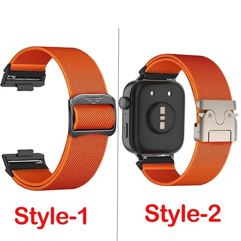 2025 Nowy nylonowy pasek pętelkowy do Huawei Watch Fit 4 Pro 3 Elastyczny tkany bransoletka Akcesoria do Huawei Fit4 Fit3 Fit4Pro Pasek do zegarka