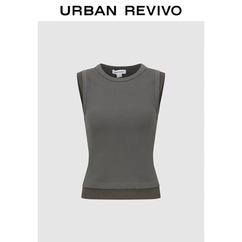 UR 2025 Women s Casual Color Block Sleeveless Vest M