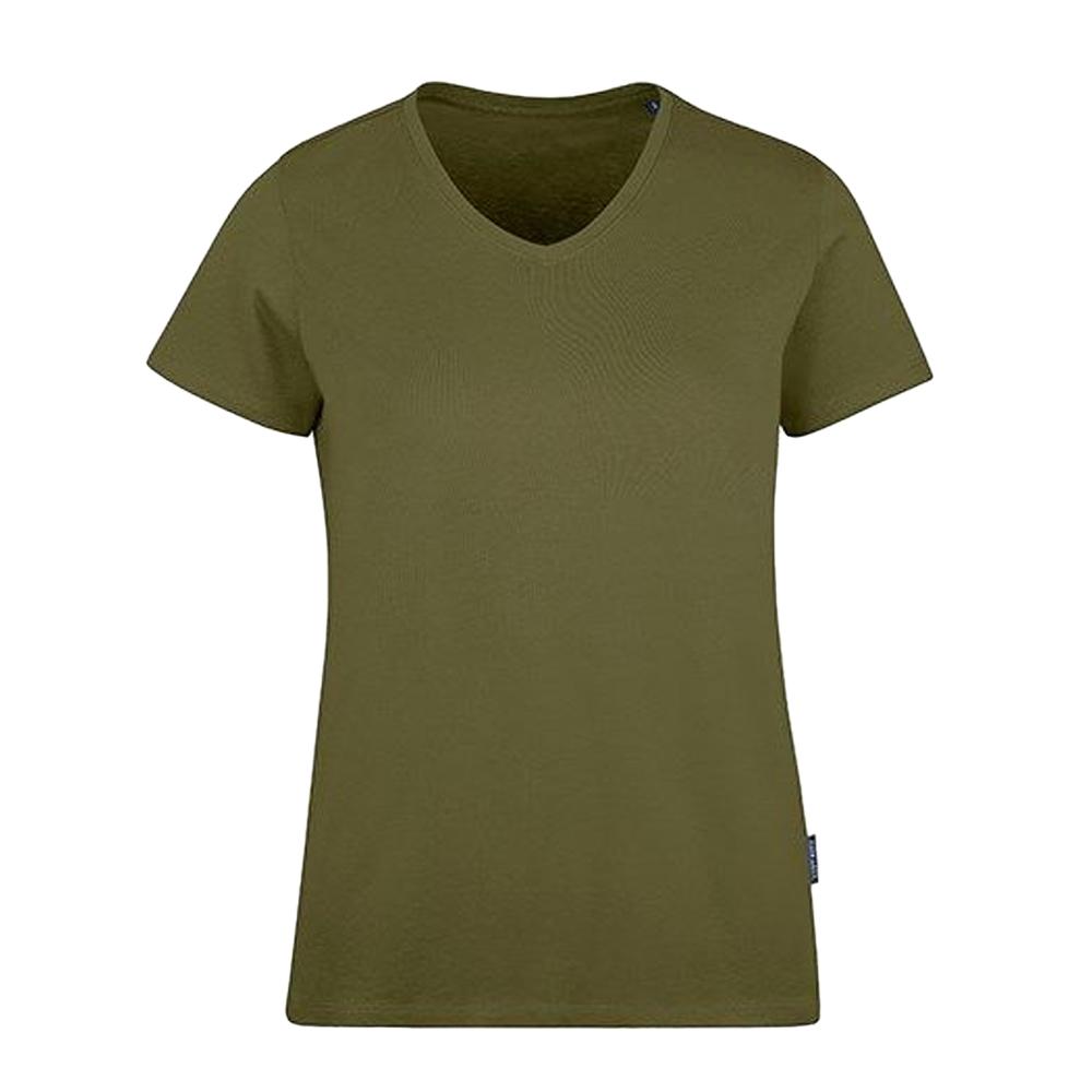 HRM Womens/Ladies Luxury V Neck T-Shirt
