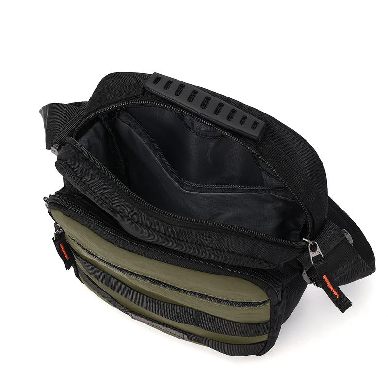 Men's Traveling Shoulder Bag Fashion Casual Patchwork Handbag High Quality Oxford Cloth Waterproof Multifunctional Crossbody Bag