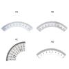 Small Protractor Milling Machine Part Angles Plate Scale Ruler 45 Degree Angles Ruler Measuring Gauging Tool Caliper