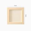 Unfinished Solid Pine Wood Clay Picture Frames for Arts & Crafts,DIY Painting Project Stand for Adults and Kids Color Clay Craft
