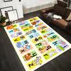 Colorful Animal Alphabet Rug for Kids 70 Characters Suitable for Use As an Anti-slip Game Mat for Living Room and Bedroom Sofas