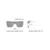 Burberry Logo Print Square Sunglasses Men sunglasses Light-Silver-Gray 0BE42913007/H38