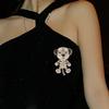 Rhinestone Brooch Cute   Shape Fashionable Exquisite Brooch Pin for Women Clothes Decoration Gift