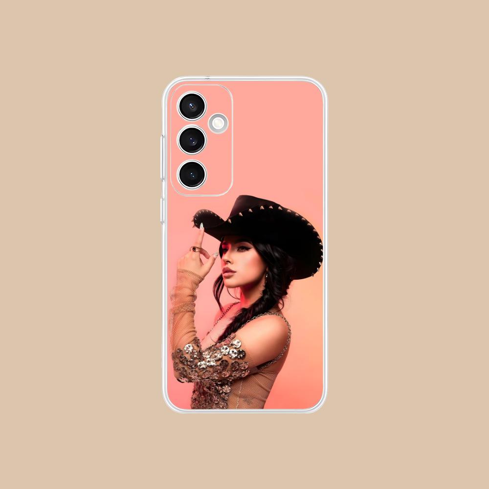 Fashion Becky G Clear Mobile Phone Case for Samsung Galaxy S25 S24 S23 S22 S21Plus FE Ultra Colorful Cover