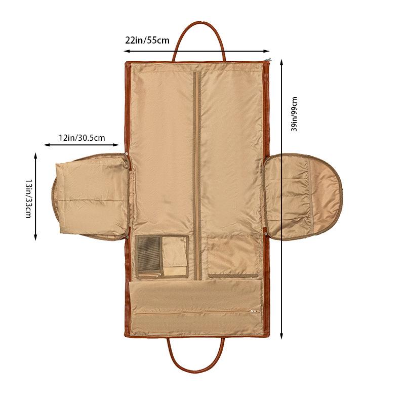 New Convertible 2-in-1 Carry-On Hanging Suit Travel Bag