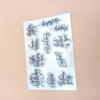 Photo Album Craft Silicone Clear Stamps Spring Flower Transparent Gnomes Stamps