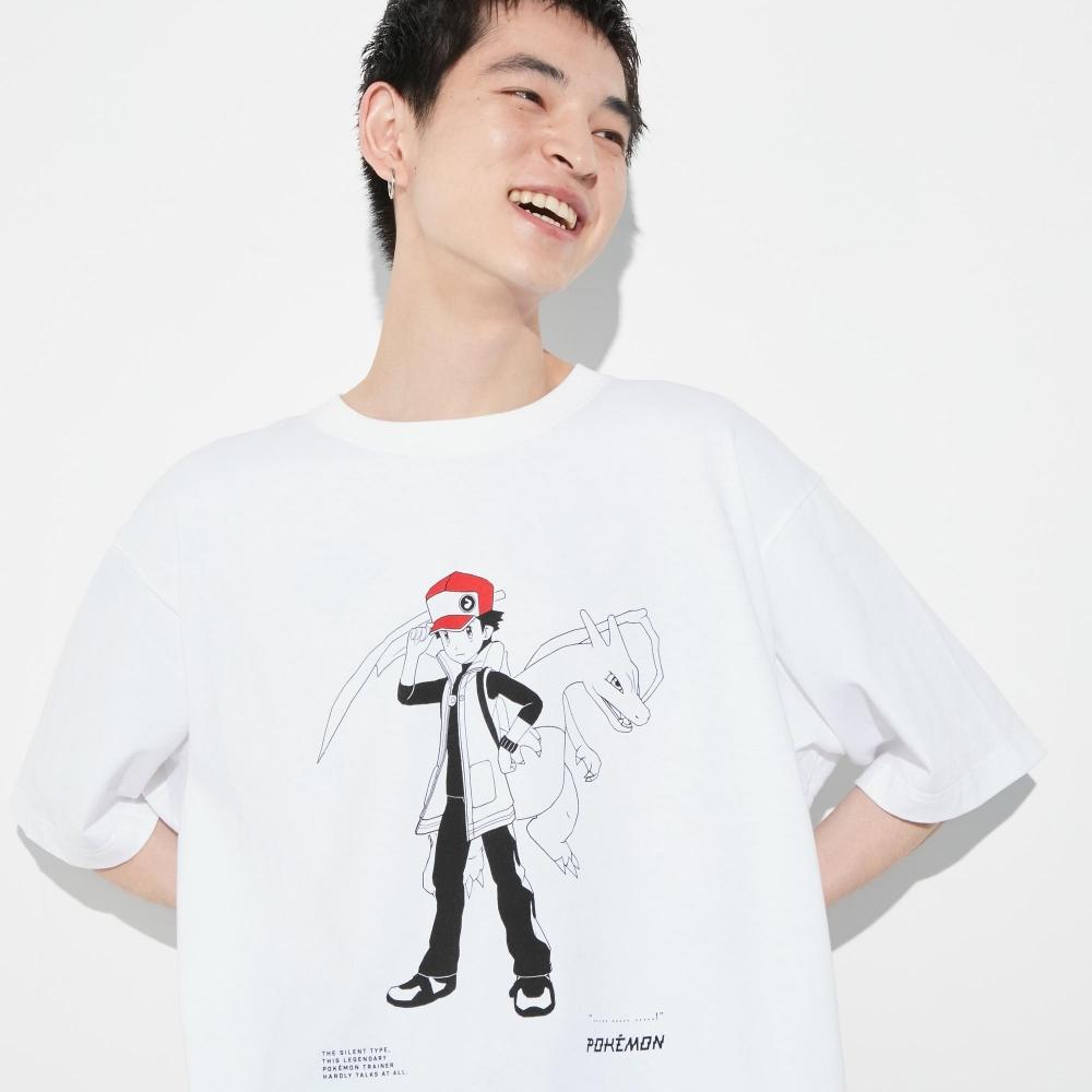 

Футболка UNIQLO JAPAN Pokemon Masters EX UT с короткими рукавами, объемная посадка