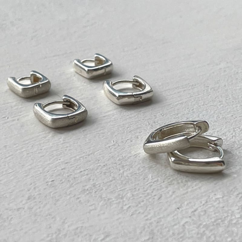 Melliv Square One-touch Earrings_mve31